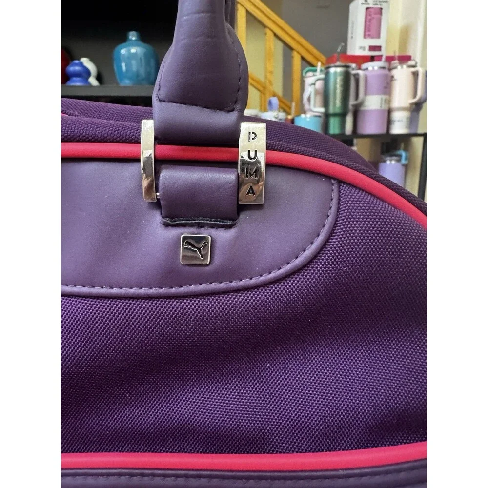 NWT  🔥 Puma Women Mesh Grip Purple Pink Shoulder Bag Carry-All Plum Purple MINT